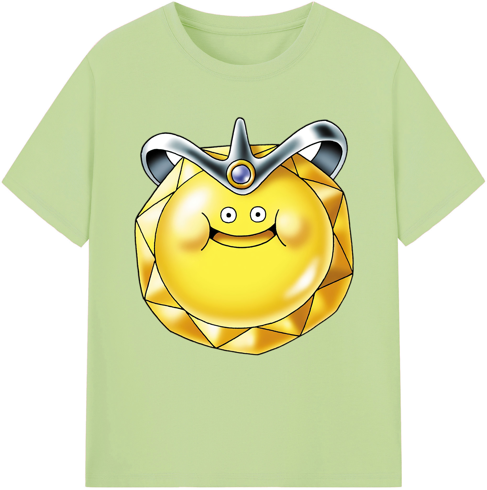（画像用） ドラゴンクエスト Doragon Kuesuto Dragon Quest 綿100％半袖Tシャツ（フロントプリント）